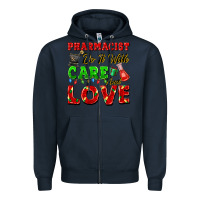 Navy pharmacist do it with care and love christmas Zipper Hoodie - FaDigitalArtStudio