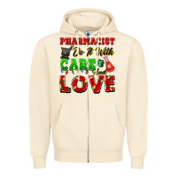 Sandshell pharmacist do it with care and love christmas Zipper Hoodie - FaDigitalArtStudio