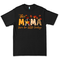 Black this mama loves her little turkeys Premium Tee - MaliasSmallBusiness