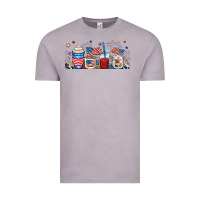 Vintage Zinc 4th of july coffe cups Vintage Tee - RanaPortraitStore