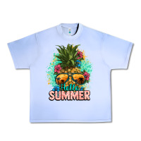 Grape Ice Hello summer pineapple Urban Heavy Tee - NancyCooperArtShop