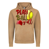 Vintage Camel Play ball y'all Softball Vintage Hoodie - NancyCooperArtShop