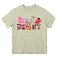 Mossy sweetheart with bear Heavy Core Tee - NancyCooperArtShop
