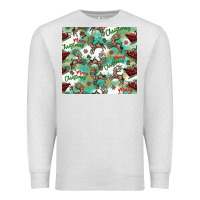 Oatmeal Heather christmas magic pattern Premium Sweatshirt - CowhideDigitalArt