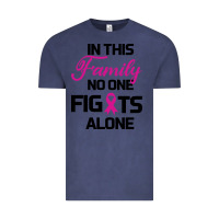 Vintage Denim In This Family No One Fights Alone Vintage Tee - Bettercallsaul
