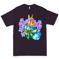 Plum easter bunny egg flowers Premium Tee - RanaPortraitStore