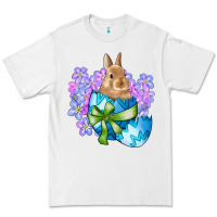 White easter bunny egg flowers Premium Tee - RanaPortraitStore