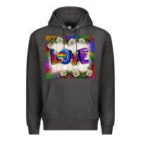 Charcoal Heather Western Love LGBTQ Tumbler Premium Hoodie - BundleAndBundleShop