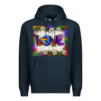 Navy Western Love LGBTQ Tumbler Premium Hoodie - BundleAndBundleShop