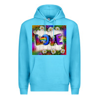 Ocean Blue Western Love LGBTQ Tumbler Premium Hoodie - BundleAndBundleShop