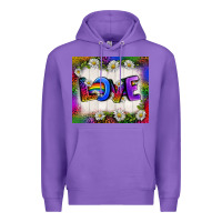 Purple Western Love LGBTQ Tumbler Premium Hoodie - BundleAndBundleShop