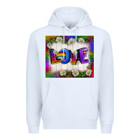 White Western Love LGBTQ Tumbler Premium Hoodie - BundleAndBundleShop