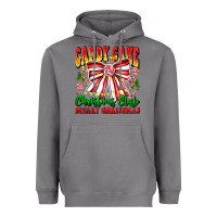 Storm Candy Cane Christmas Club Heavyweight Hoodie - CowhideDigitalArt