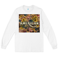 White American tumbler 4th of july Long Sleeve Tee - HowdyJamesFarm