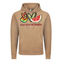 Vintage Coffee Peace love watermelon Vintage Hoodie - NancyCooperArtShop