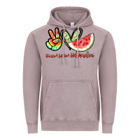 Vintage Zinc Peace love watermelon Vintage Hoodie - NancyCooperArtShop
