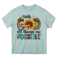 With God All Things Are Possible Malias Heavy Core Tee | Teevron