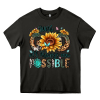 Asphalt with god all things are possible malias Heavy Core Tee - MaliasSmallBusiness