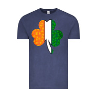 Vintage Denim Shamrock Boobs St Patrick's Day design Vintage Tee - Bettercallsaul