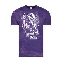 Cloud Purple Scream Favorite Scary Movie Vintage Tee - minhPixels