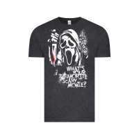 Vintage Black Scream Favorite Scary Movie Vintage Tee - minhPixels