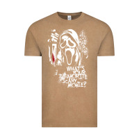 Vintage Coffee Scream Favorite Scary Movie Vintage Tee - minhPixels