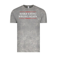 Cloud Rock Make Lying Wrong Again   Gift Resist Racism AntiTrump Vintage Tee - minhPixels