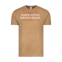 Vintage Camel Make Lying Wrong Again   Gift Resist Racism AntiTrump Vintage Tee - minhPixels