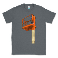 Charcoal Heather Single Man Lift Classic Tee - LillyAllenDesigns