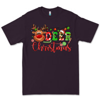 Plum Deer Christmas reindeer Premium Tee - NancyCooperArtShop