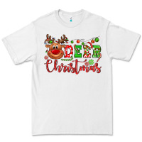 White Deer Christmas reindeer Premium Tee - NancyCooperArtShop