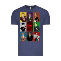 Vintage Denim Clue Movie Vintage Tee - minhPixels