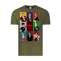 Vintage Olive Clue Movie Vintage Tee - minhPixels