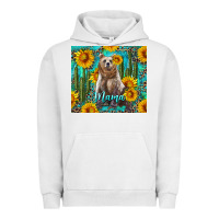 Pigment Lunar Rock mama bear with sunflowers and cactus Urban Hoodie - Artiststas