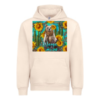 Sandshell mama bear with sunflowers and cactus Urban Hoodie - Artiststas