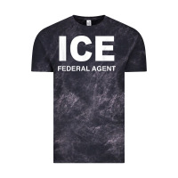 Cloud Black ICE Federal Agent Halloween Costume Police Immigration Shirt Vintage Tee - minhPixels