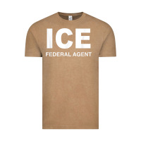 Vintage Coffee ICE Federal Agent Halloween Costume Police Immigration Shirt Vintage Tee - minhPixels