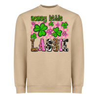 Mushroom St. Patrick's Day Sassy little lassie Heavyweight Sweatshirt - OliviaCreatesArt