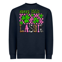 St. Patrick's Day Sassy Little Lassie Heavyweight Sweatshirt | Teevron