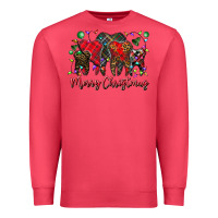 Cardinal merry Christmas teeth Premium Sweatshirt - CowhideDigitalArt