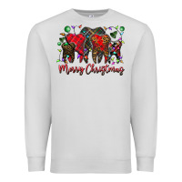 Dove Grey merry Christmas teeth Premium Sweatshirt - CowhideDigitalArt