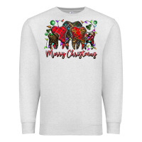 Oatmeal Heather merry Christmas teeth Premium Sweatshirt - CowhideDigitalArt
