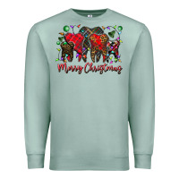 Seafoam merry Christmas teeth Premium Sweatshirt - CowhideDigitalArt