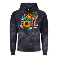 Cloud Black summer soul Vintage Hoodie - NancyCooperArtShop