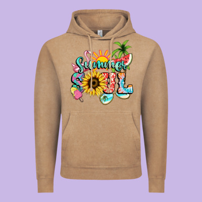 Summer Soul Vintage Hoodie Designed By Nancycooperartshop