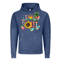 Vintage Denim summer soul Vintage Hoodie - NancyCooperArtShop