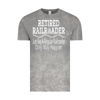Cloud Rock Mens Railroad Retirement Gifts For Men Vintage Tee - minhPixels