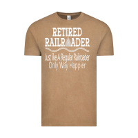 Vintage Coffee Mens Railroad Retirement Gifts For Men Vintage Tee - minhPixels