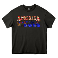 Asphalt America the beautiful Heavy Core Tee - NancyCooperArtShop