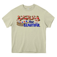Mossy America the beautiful Heavy Core Tee - NancyCooperArtShop